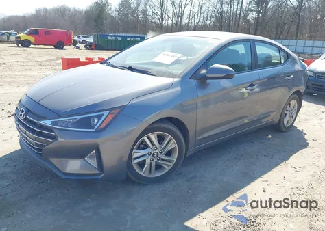 2019 Hyundai Elantra Sel z USA, uszkodzony, nr VIN 5NPD84LF1KH440056